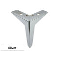 Accessory Plated Triangle Metal Bed Cabinet Sofa Feet